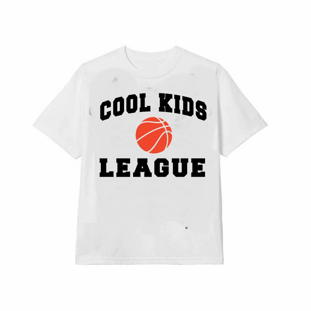 “COOL KIDS LEAGUE” - White/BlackT-Shirt